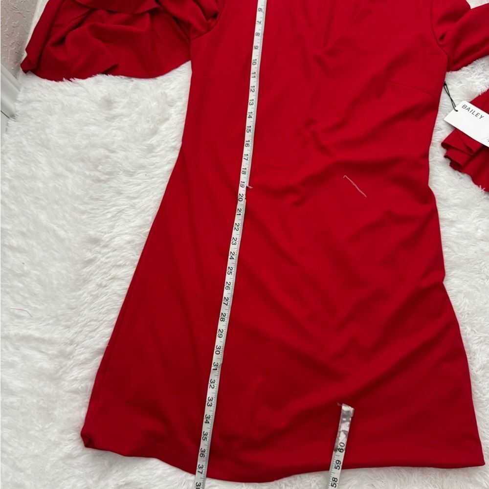 Bailey 44 Elegant Red Bell Sleeve Dress NWT - Picture 14 of 14
